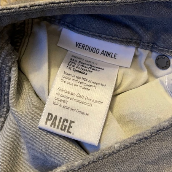 Paige Verdugo Angle Distressed Jeans - Picture 5 of 6